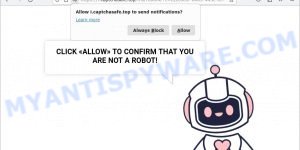 Captcha Safe Virus Click Allow Scam