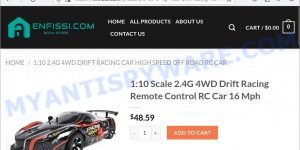 Enfissi.com Drift Racing Remote Control RC Car