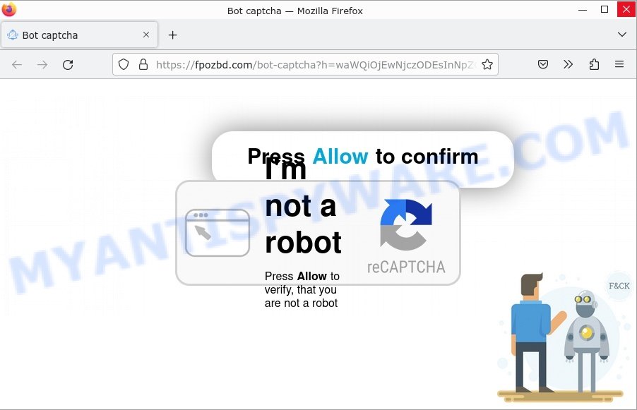 Fpozbd.com Bot captcha Scam