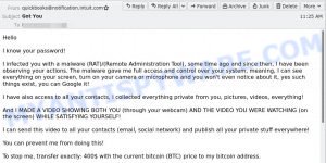 Got You You Got Owned Email Scam
