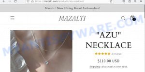 Mazalti.com AZU NECKLACE