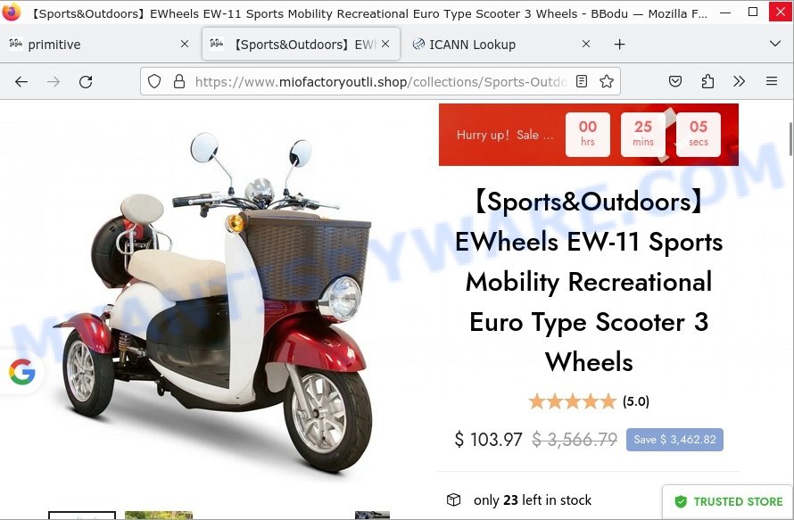 Mio Factory Outlet Scam Donate EWheels EW-11 Sports