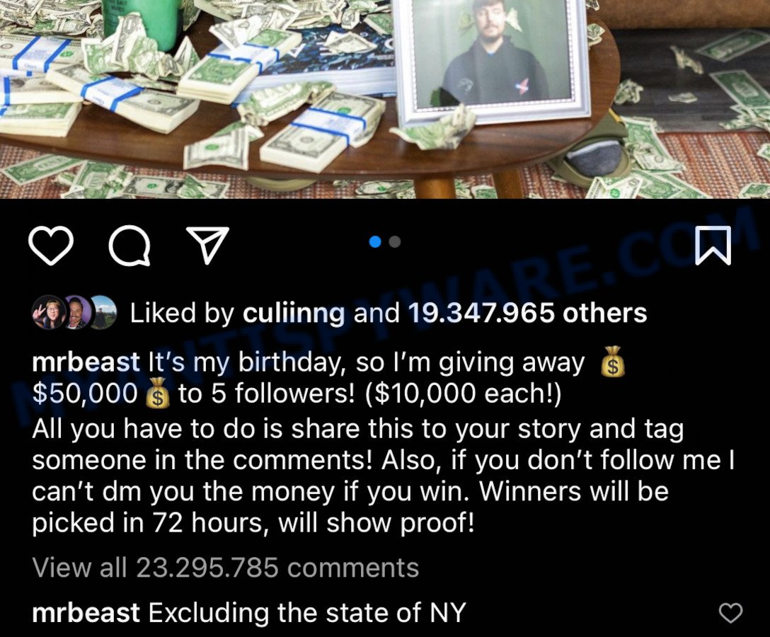 MrBeast $50,000 Birthday Giveaway