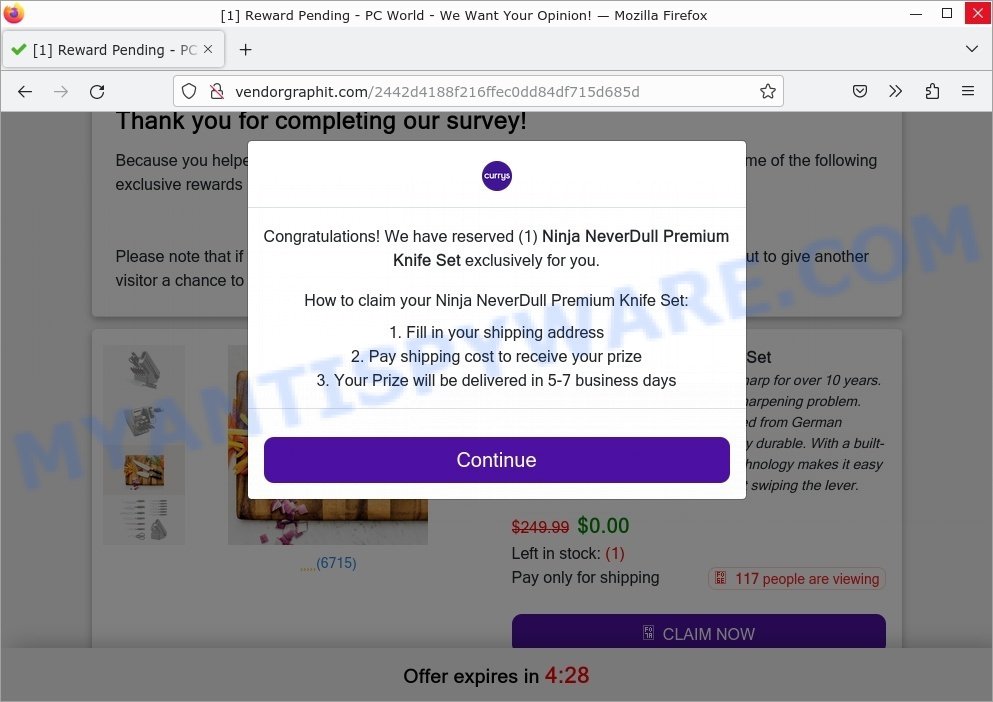 Ninja NeverDull Premium Knife Set Scam online form