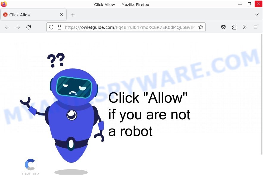 Owletguide.com Click Allow Scam