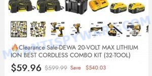 Rukiom.store DEWA CORDLESS COMBO KIT