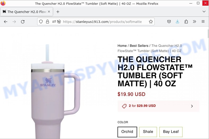 StanleyUS1913.com Quencher H2.0 FlowState Tumbler