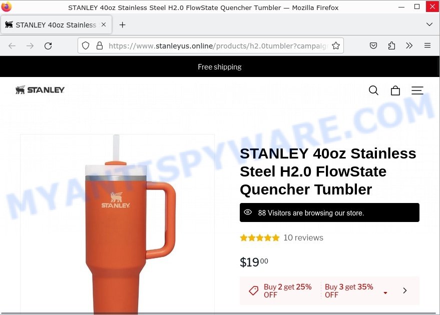 Stanleyus.online FlowState Quencher Tumbler