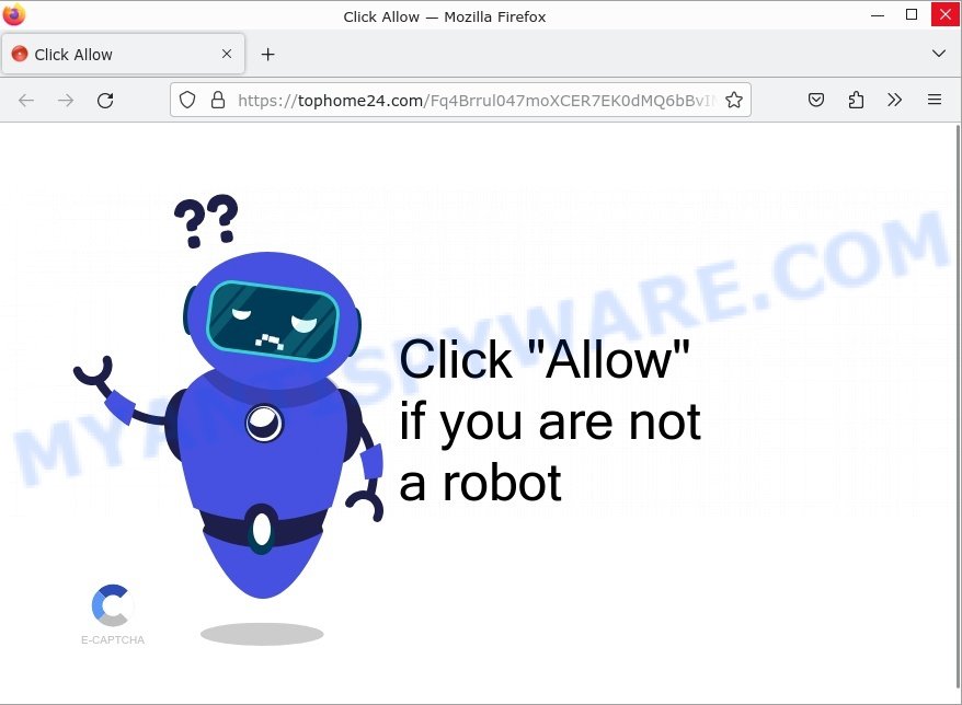 Tophome24.com Click Allow Scam
