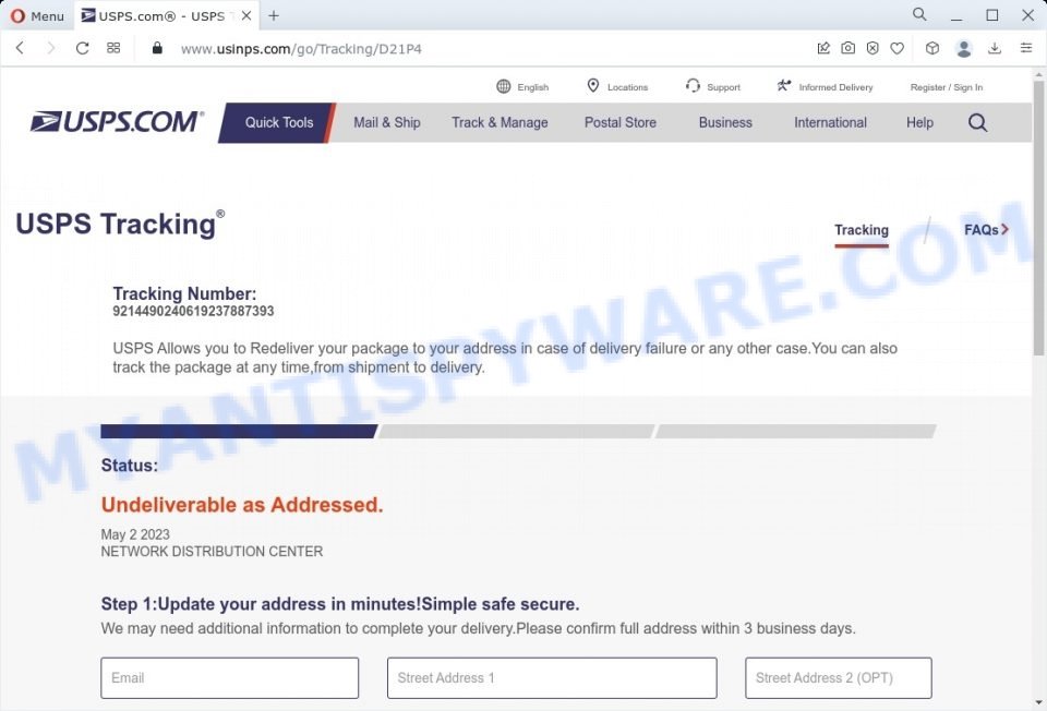 Scam Alert New Variant of USPS Redelivery Scam!