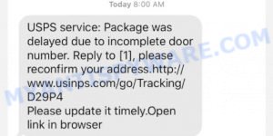 USPS usinps.com Scam