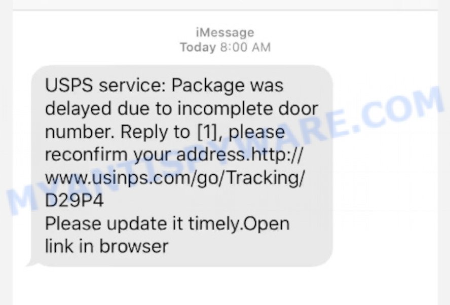 USPS usinps.com Scam