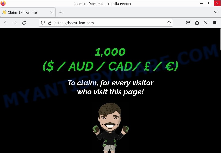 Beast-Lion.com Claim 1k from me