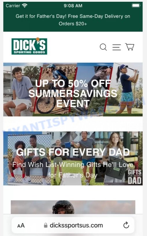 Dickssportsus.com Scam shop