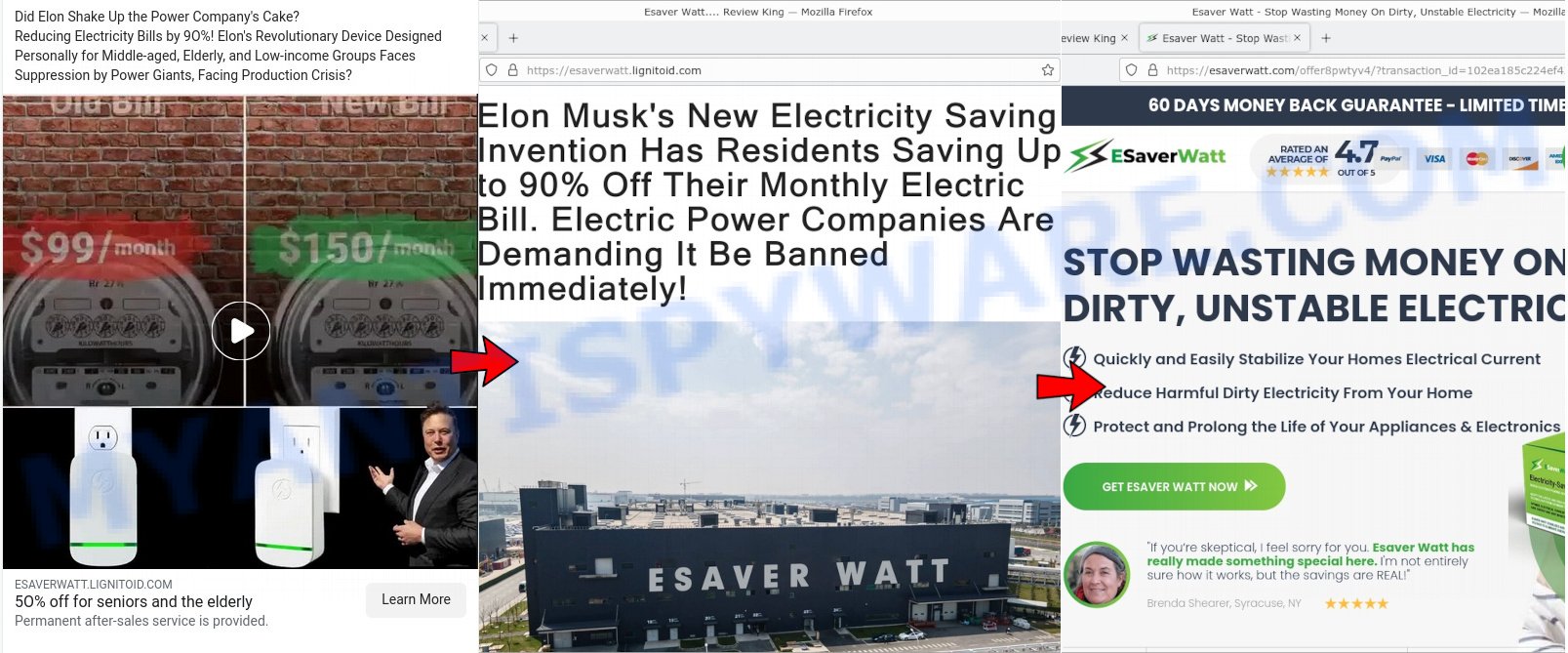 Esaver Watt Elon Musk scam