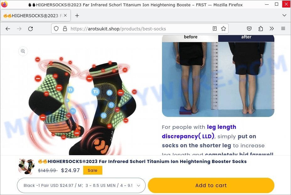 HIGHERSOCKS Schorl Titanium Ion Socks Scam claims