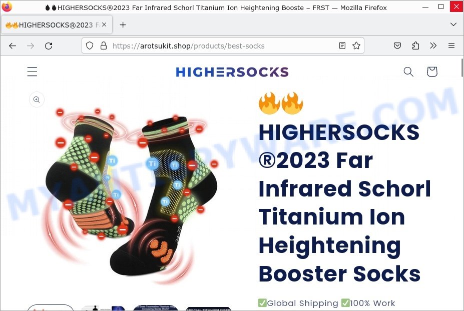 HIGHERSOCKS Schorl Titanium Ion Socks Scam