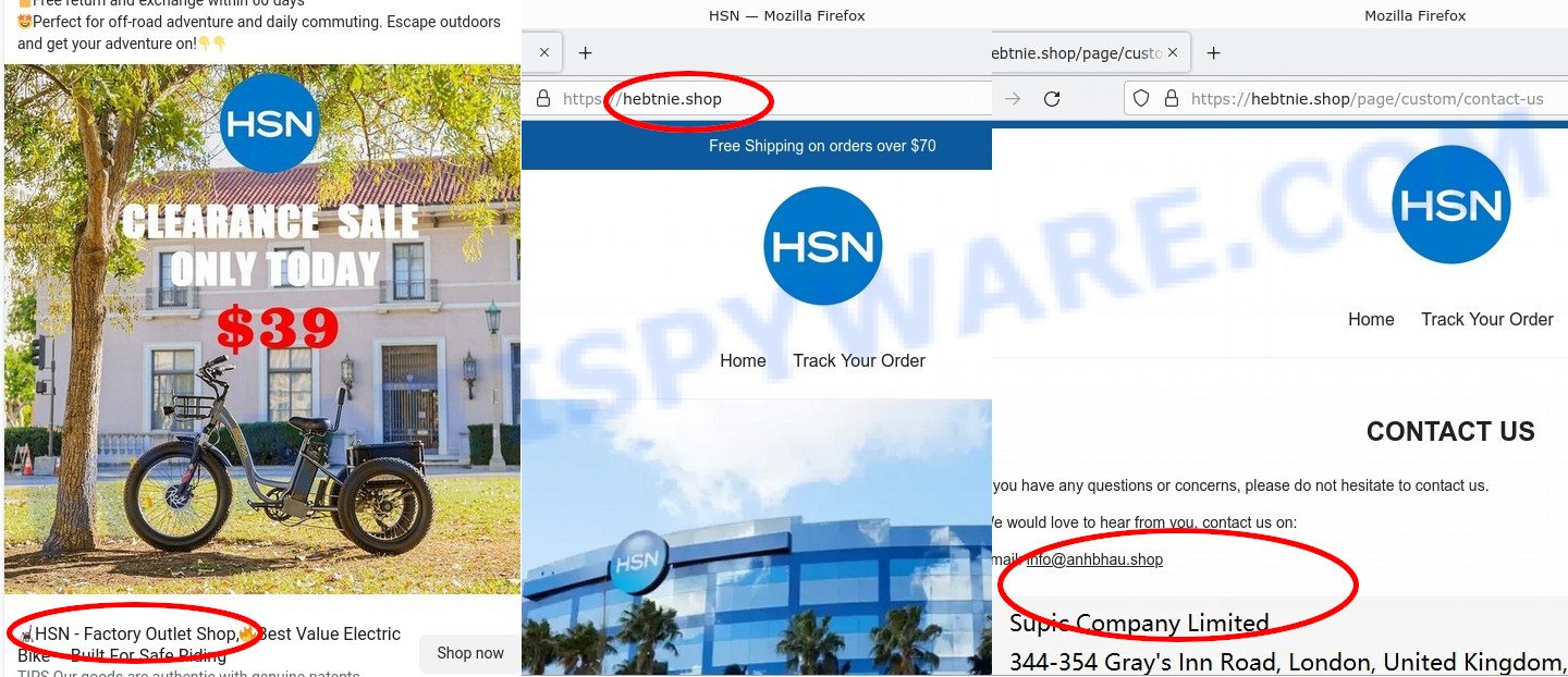 HSN factory outlet Scam online shop