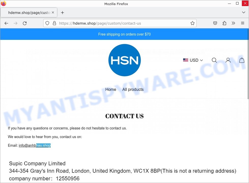 Hdemw.shop contacts