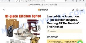 Joelact.com 91-piece Kitchen Spree
