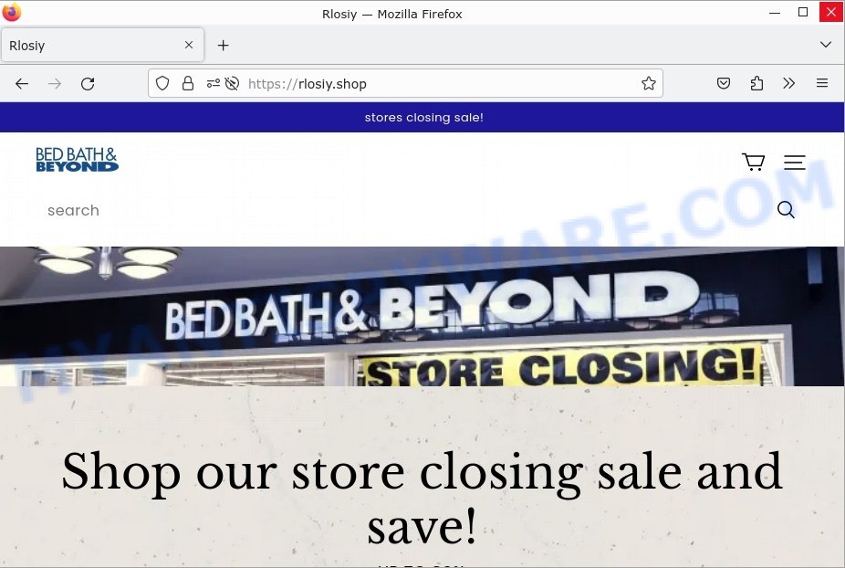 Rlosiy Bed Bath & Beyond Clearance Sale Scam