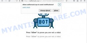 Selfarouck.xyz Notification Confirmation Scam