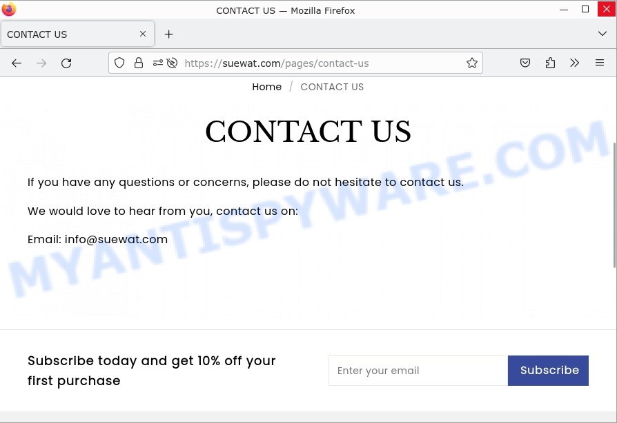 Suewat.com contacts