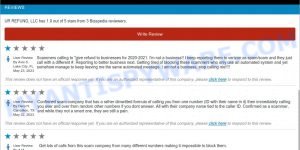 UR Refund LLC Phone Calls Bizapedia reviews