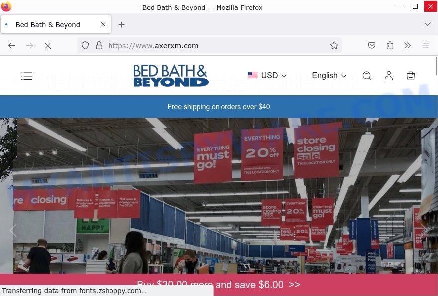 Axerxm.com Bed Bath Beyond Scam