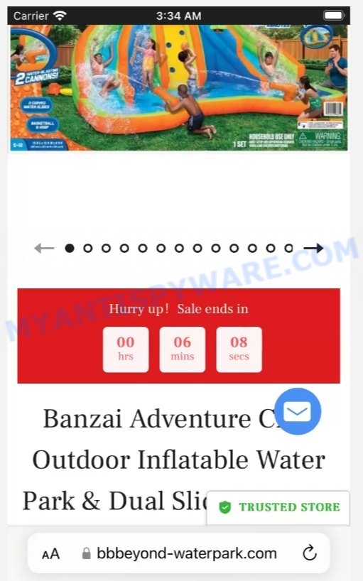BBBeyond-Waterpark.com Scam store water park