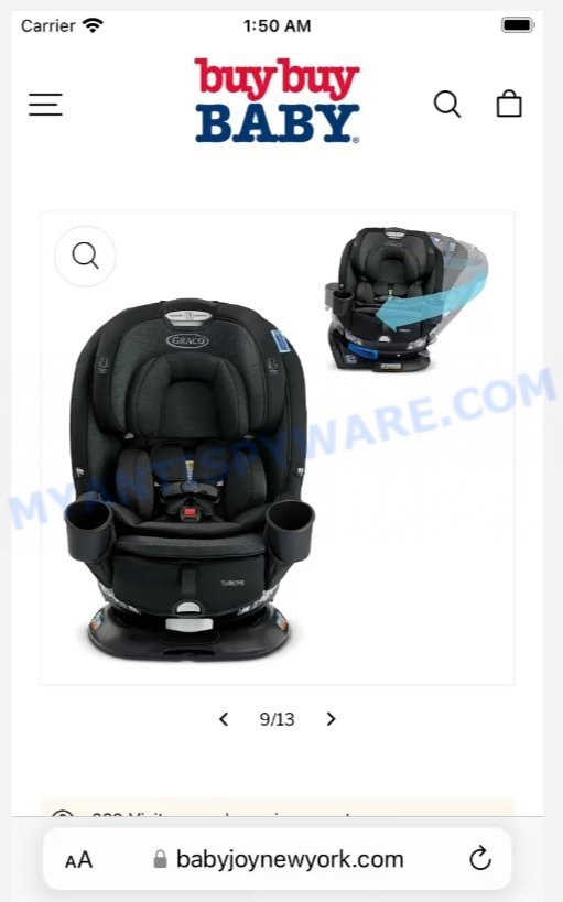 Babyjoynewyork.com buy buy BABY Scam GRACO