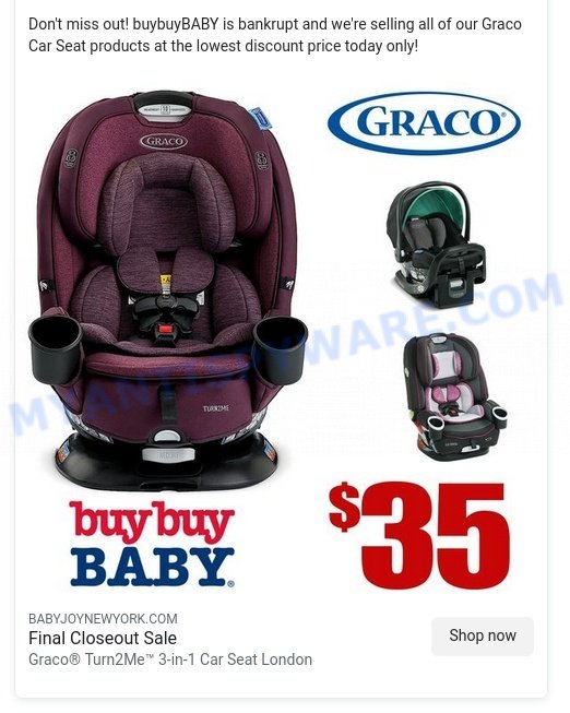 Babyjoynewyork.com buy buy BABY Scam facebook ads