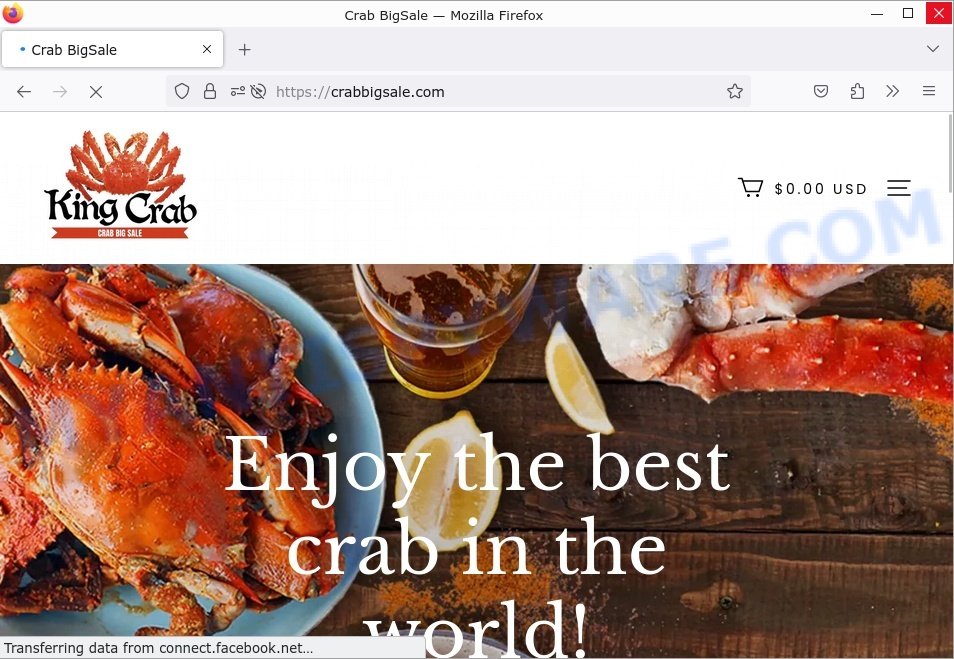 Crabbigsale.com Crab BigSale Scam