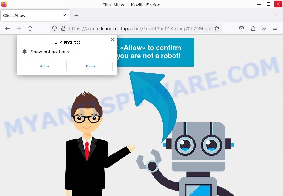 Cupidconnect.top Click Allow Scam