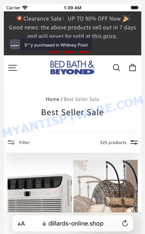 Dillards-online.shop BBB Scam deals