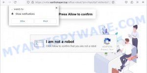 Earthshaper.top I am not a robot Scam