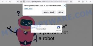 Gadssystems.com Click allow Scam