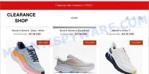 Heerful.com HOKA Summer Clearance Scam