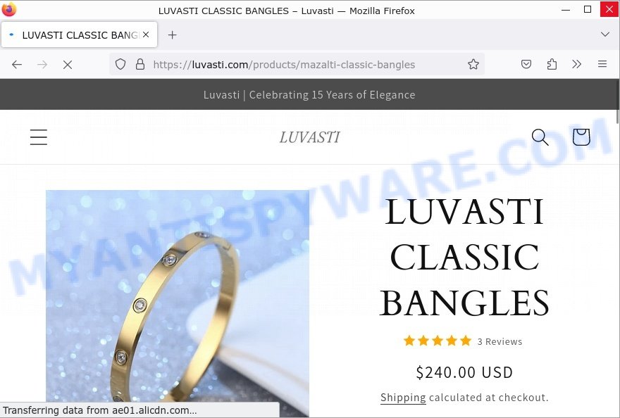 Luvasti.com Fake Silver Jewellery Store prices