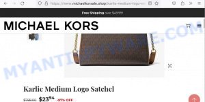 Michaelkorsale.shop Michael Kors Scam prices