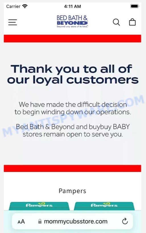 Mommycubsstore.com Mommy Cubs Store Scam