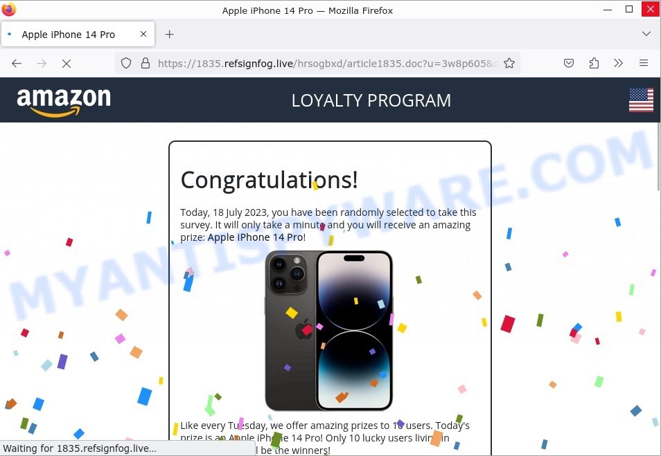 My Captcha Space Virus Amazon Scam