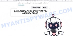 My Captcha Space Virus Click Allow Scam