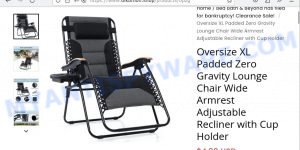 Olkbmon.shop Scam Zero Gravity Lounge Chair