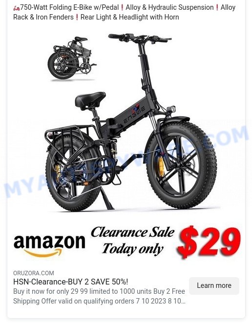 Oruzora.com Scam facebook ads