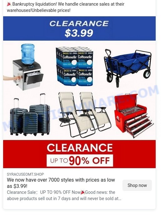 Syracuseomt.shop BBB Scam facebook ads