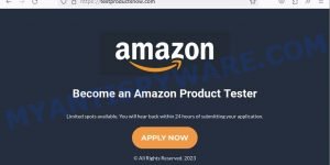 Testproductsnow.com Amazon Product Tester Scam