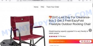 Tvbestdeal.com QVC Sale Scam EazyFold Freestyle Outdoor Rocking Chair