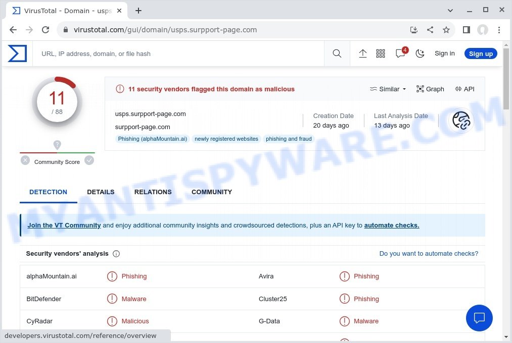 9300120111410471677883 USPS website malware