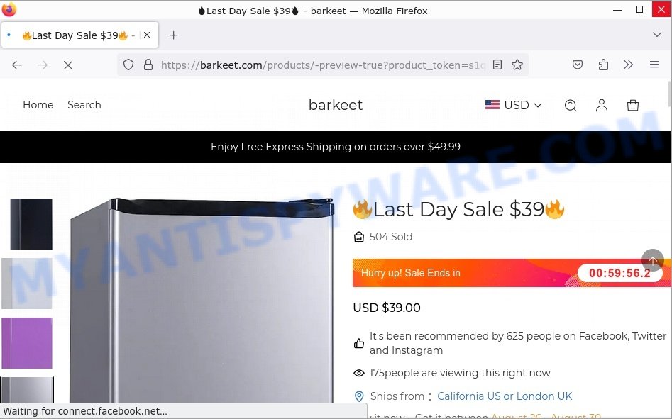 Barkeet.com Last Day Sale Scam